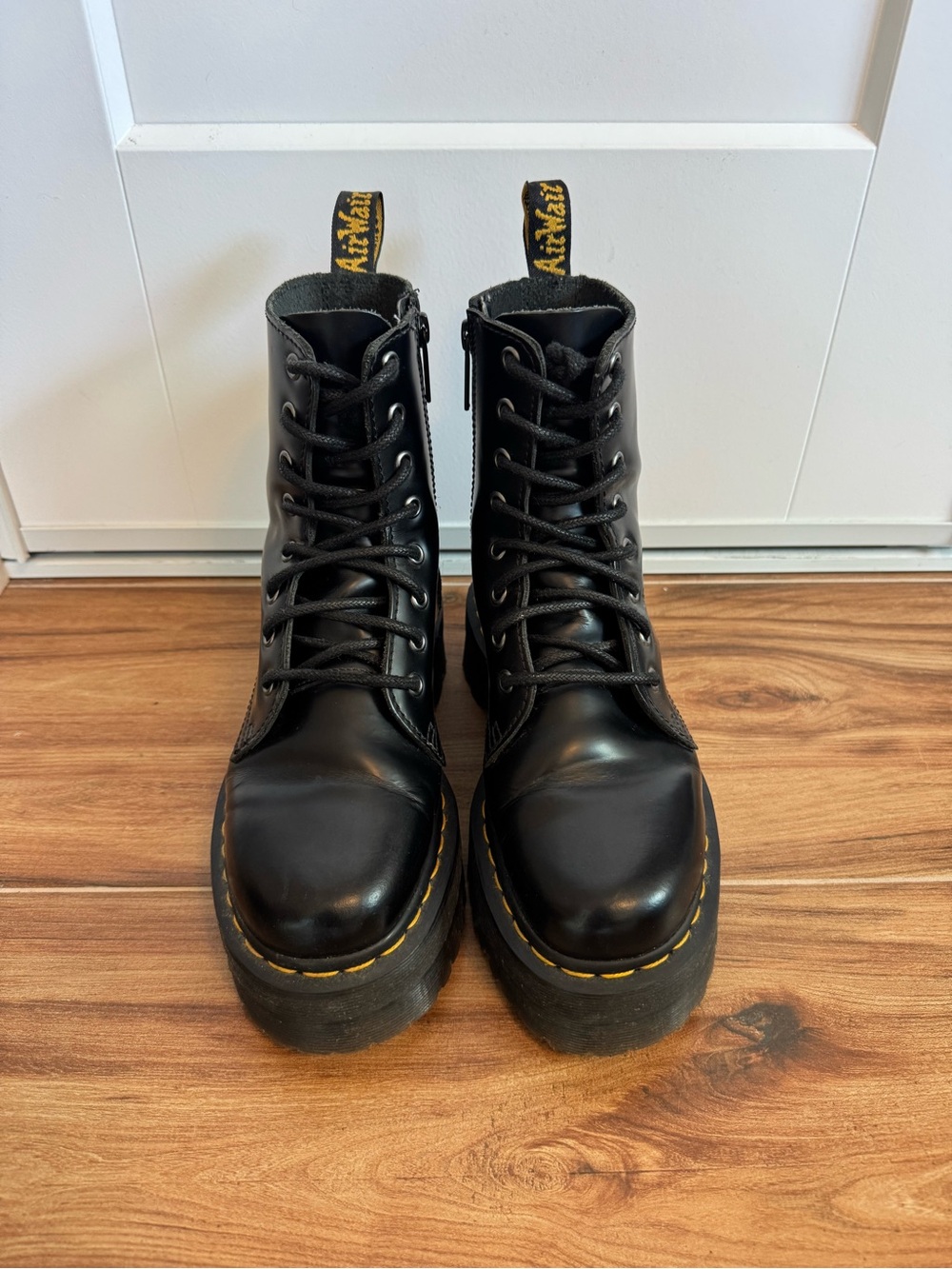 Dr. Martens Jaden Boot Smooth Leather Platforms